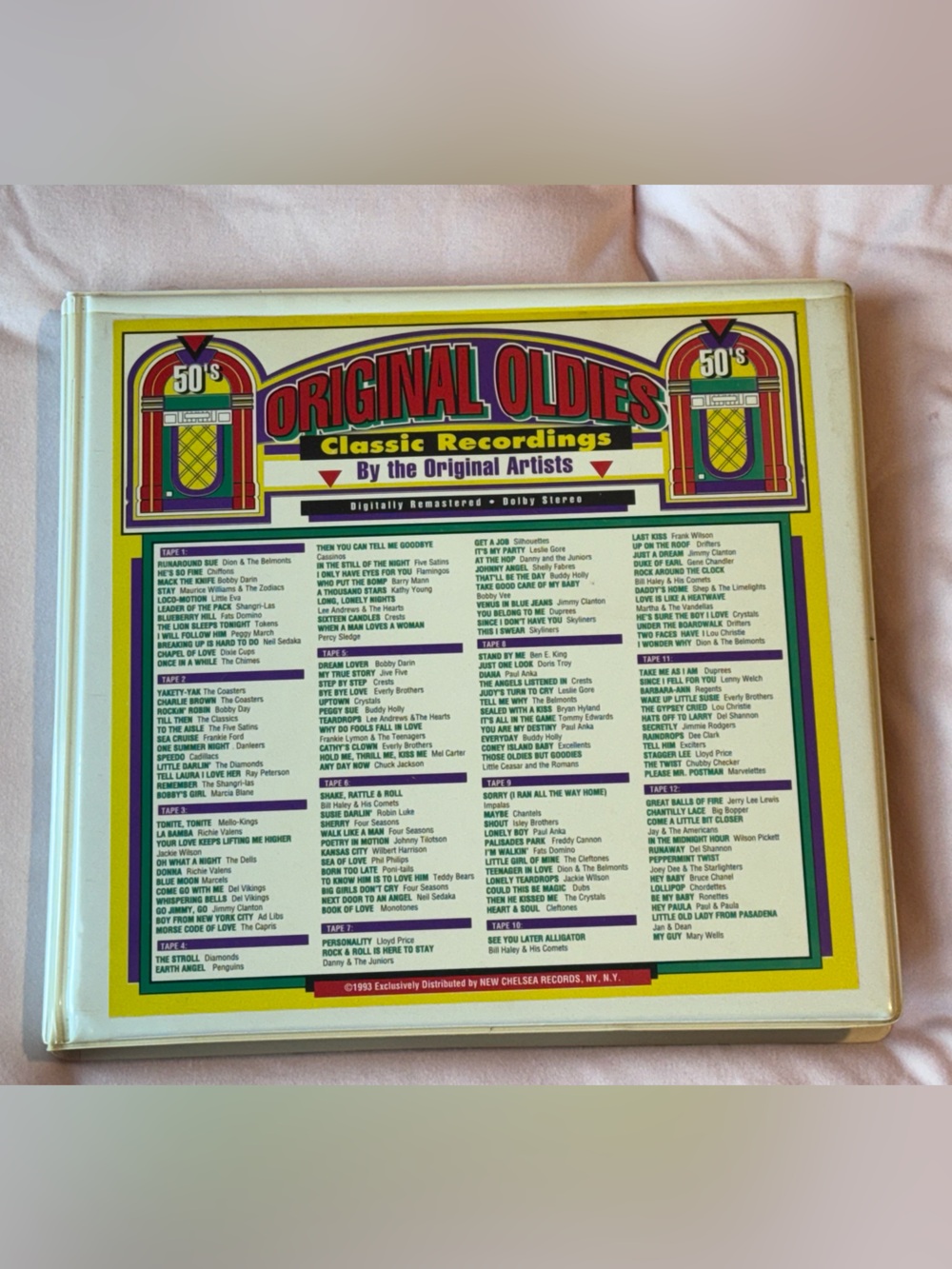 Original Oldies 50's Cassette Box Set!!